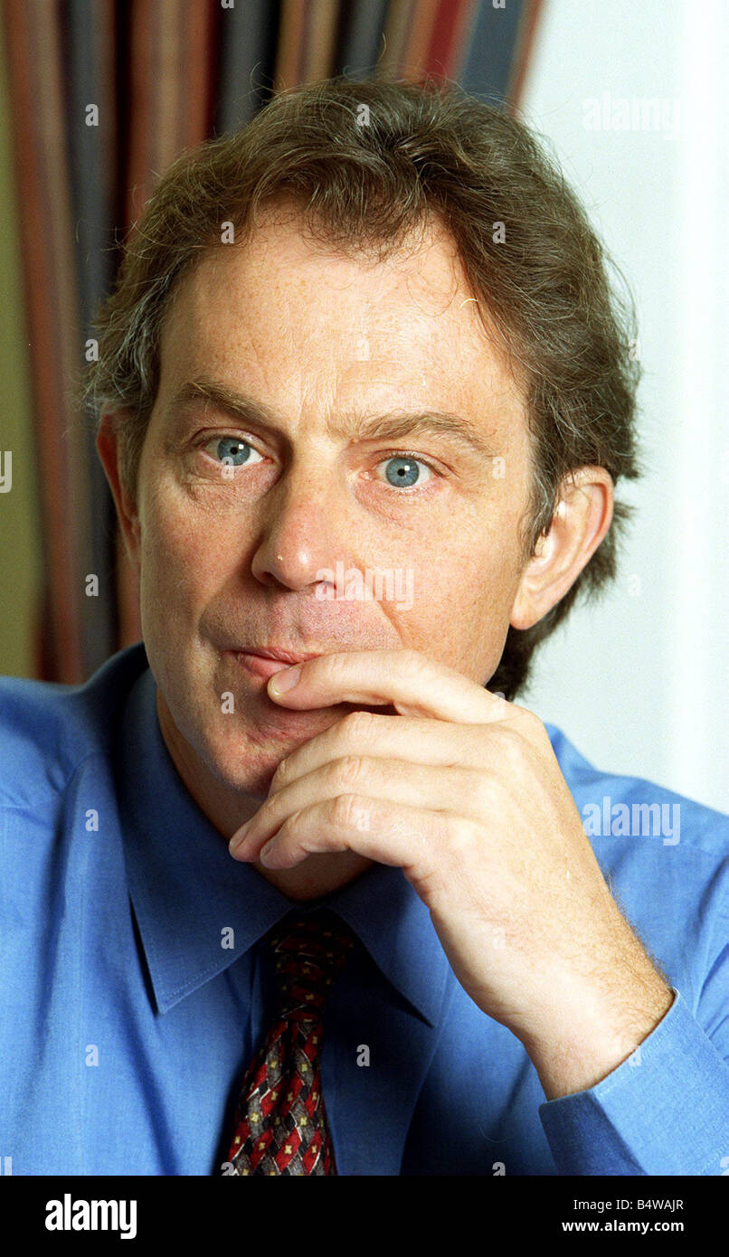 Premierminister Tony Blair Januar 99 Stockfoto