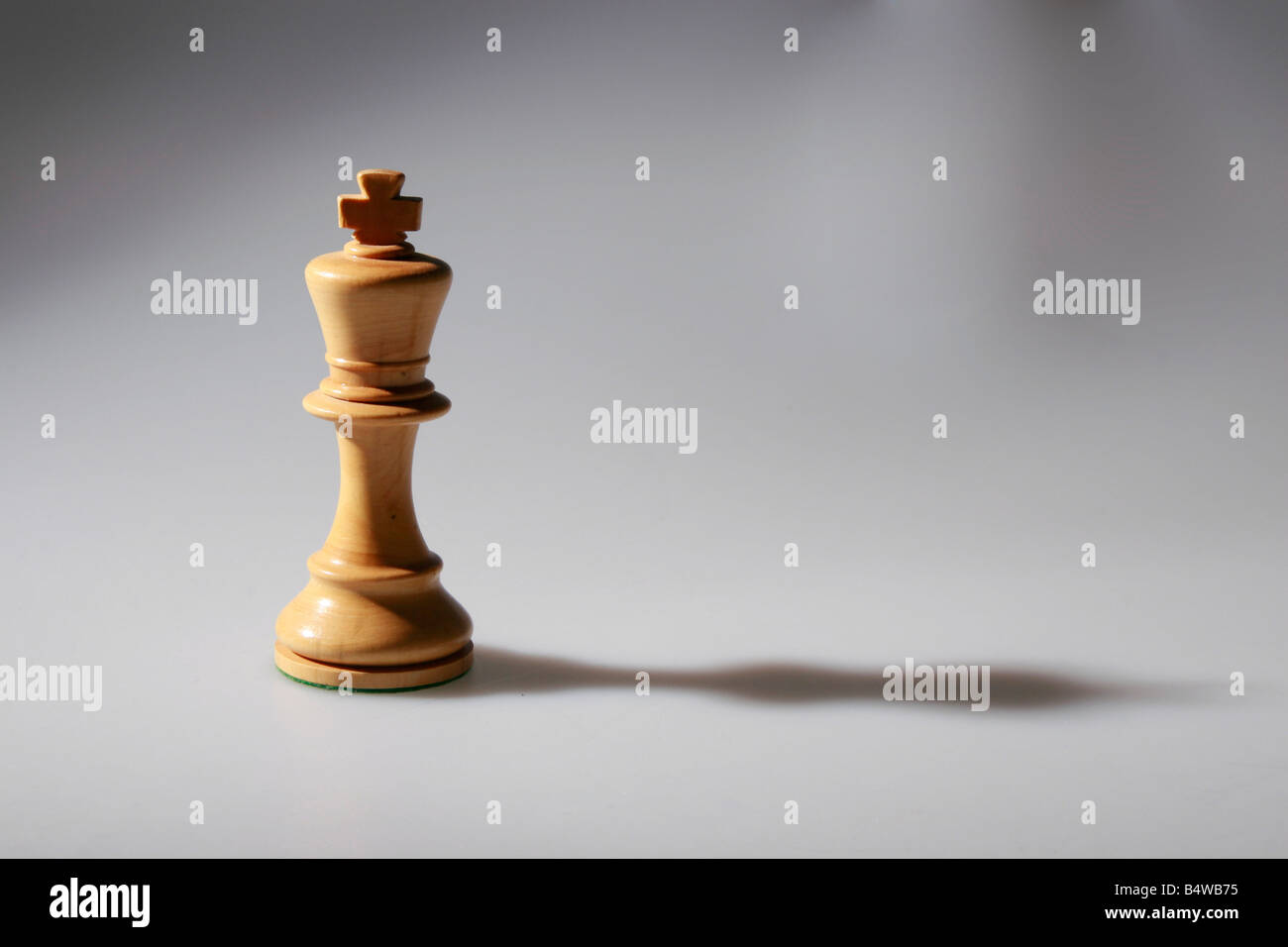 Abbildung Schachkönig Stockfoto