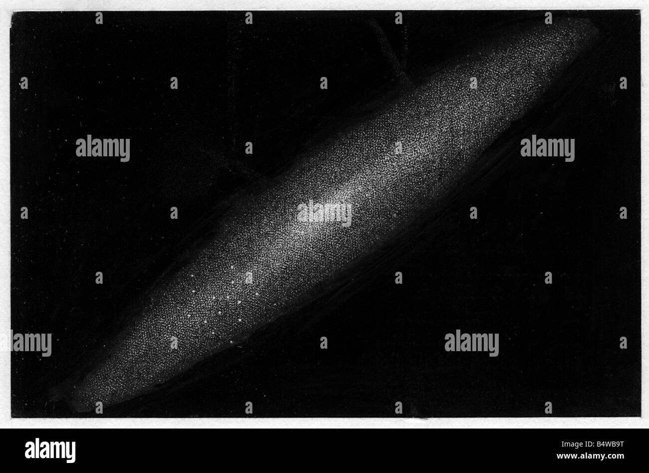 Astromomy, Sternbilder, Andromeda-Nebel, Gravur, 19. Jahrhundert, Sterne, Konstellation, Wissenschaft, historisch, historische, Stockfoto