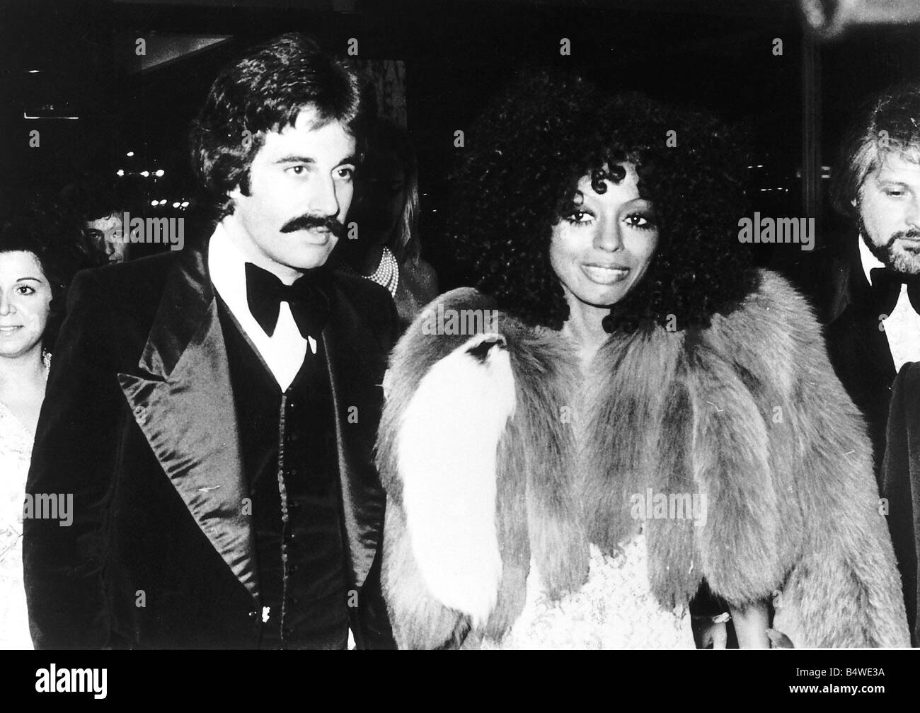 Diana Ross und Mann Bob Ellis Stockfotografie - Alamy