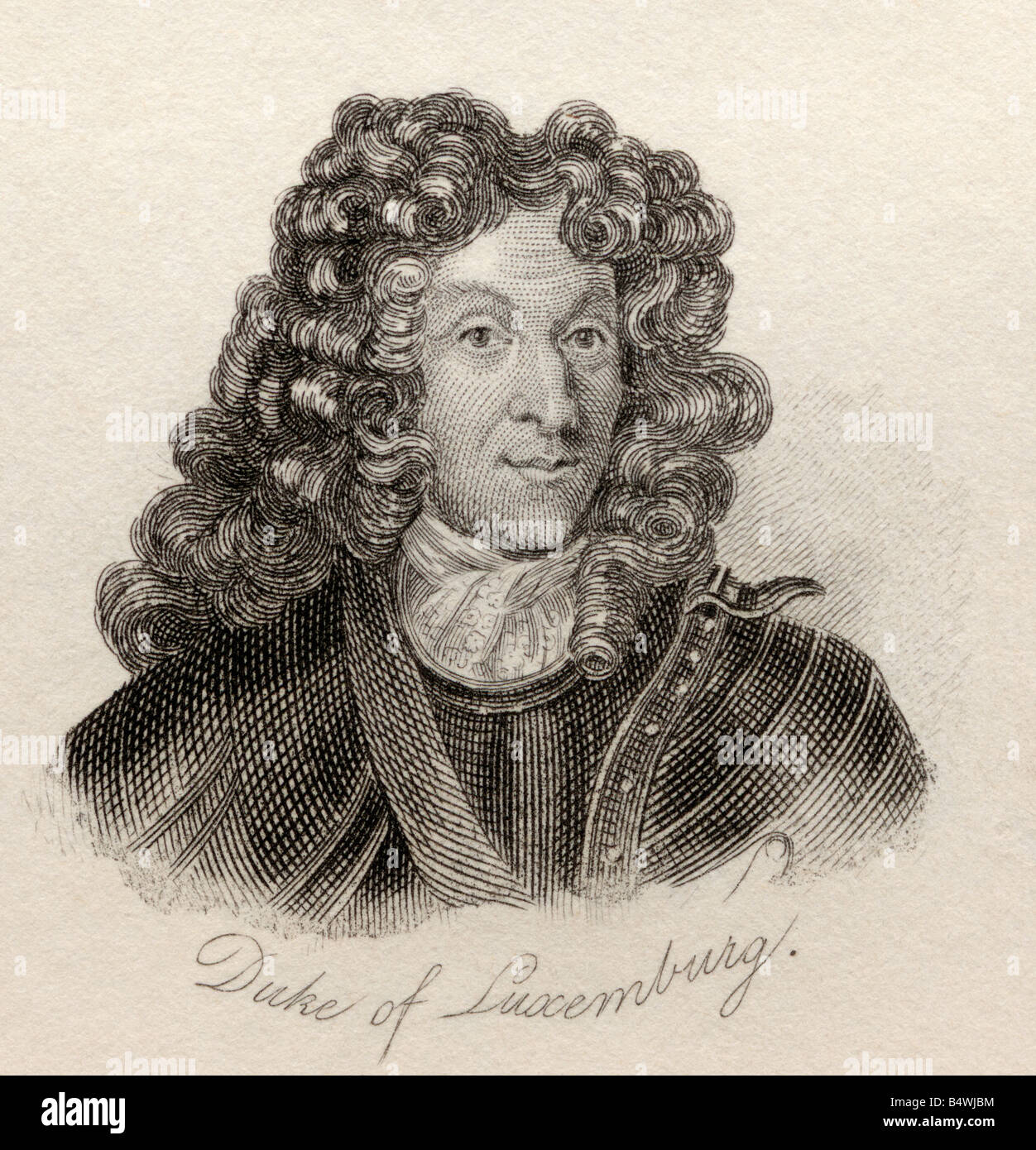 François Henri de Montmorency-Bouteville, Herzog von Piney-Luxemburg, gemeinhin als Luxemburg bekannt, 1628 bis 1695. Französischer Generalmarschall von Frankreich. Stockfoto