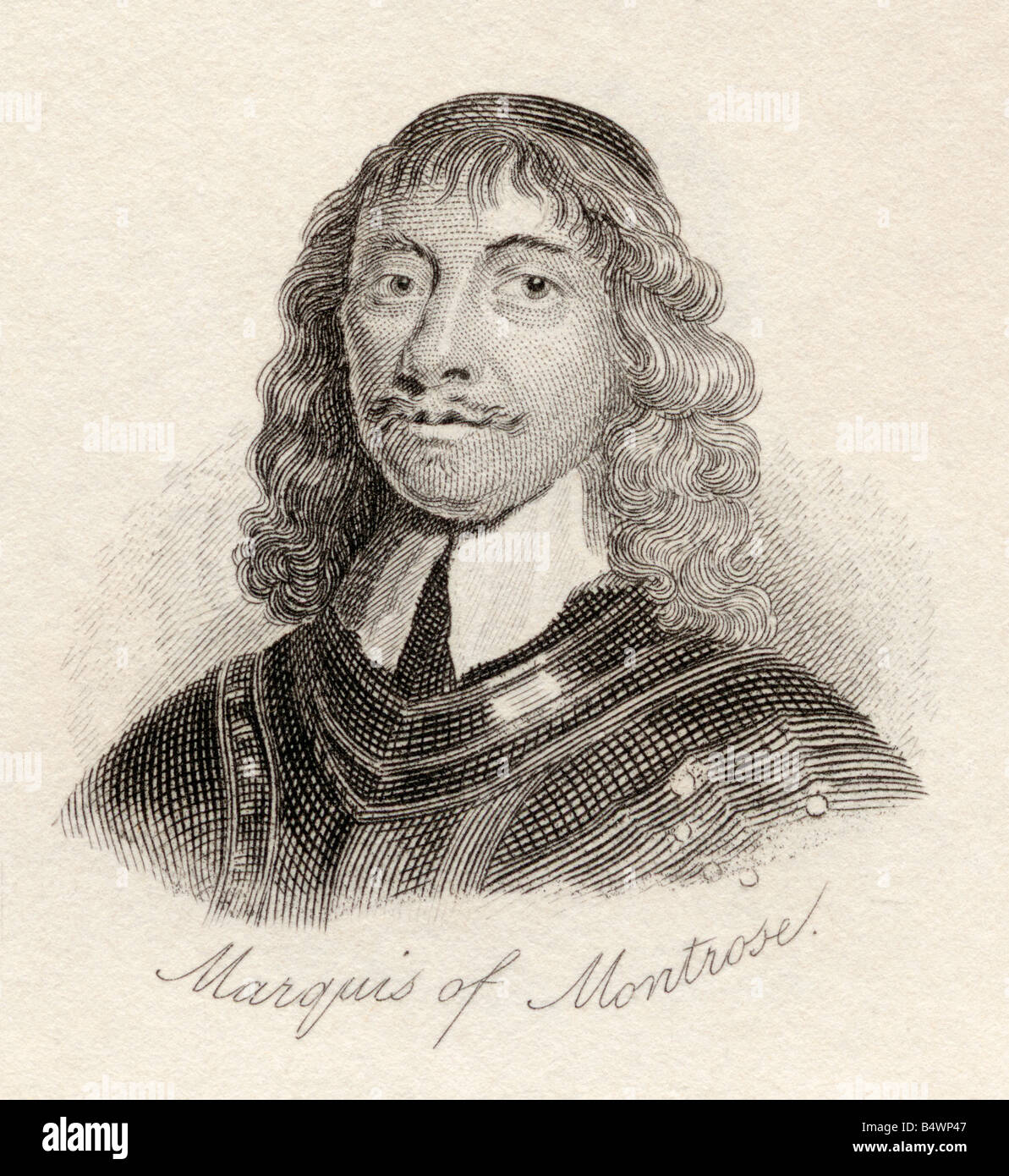 James Graham,1. Marquess und 5. Earl of Montrose, 1612 - 1650. Schottischer Adliger, Dichter und Soldat, oberleutnant, Vizekönig und Generalkapitän Stockfoto