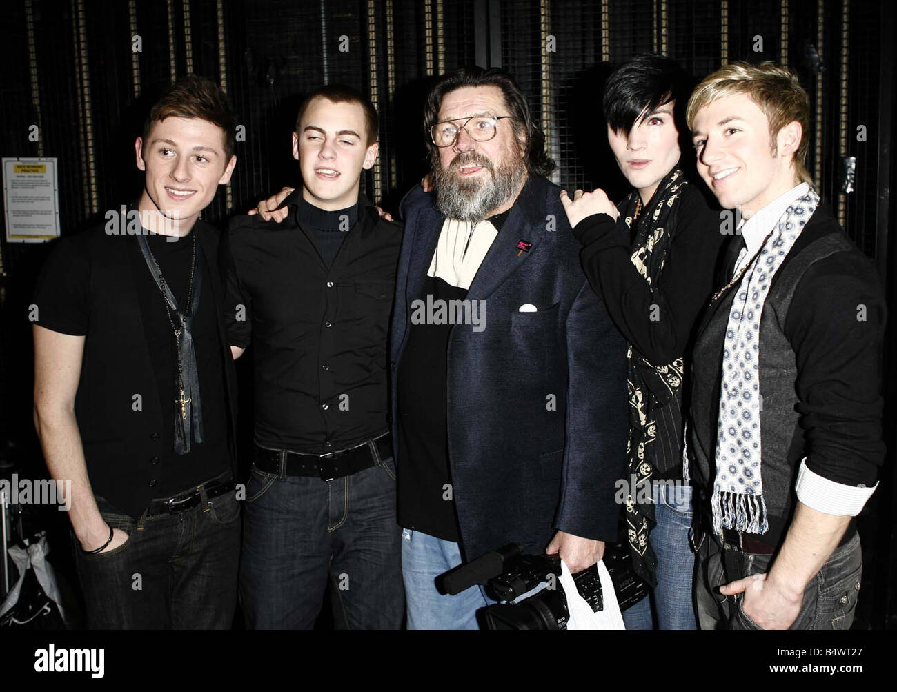 Eaton-Straße mit Ricky Tomlinson an Michael Shields profitieren Nacht in Liverpool 4. Dezember 2006 Stockfoto