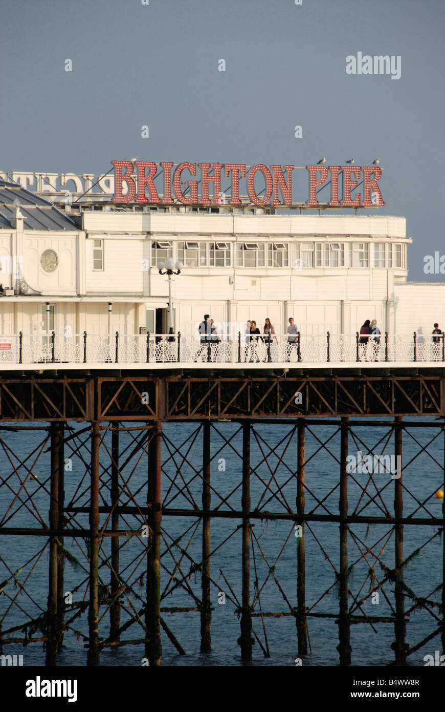Der Pier von Brighton East Sussex England hautnah Stockfoto
