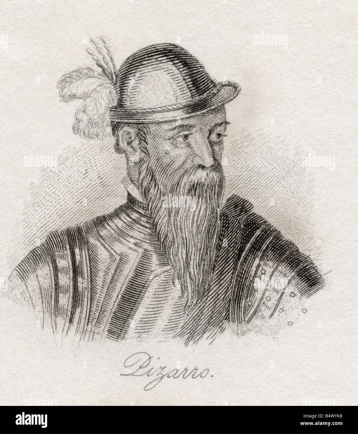 Francisco Pizarro Gonzalez, 1471 bis 1541. Spanischer Eroberer, Eroberer Perus. Stockfoto