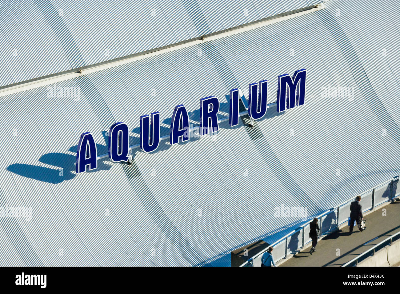 Zeichen für das Sydney Aquarium, Darling Harbour, Sydney, New South Wales, Australien. Stockfoto