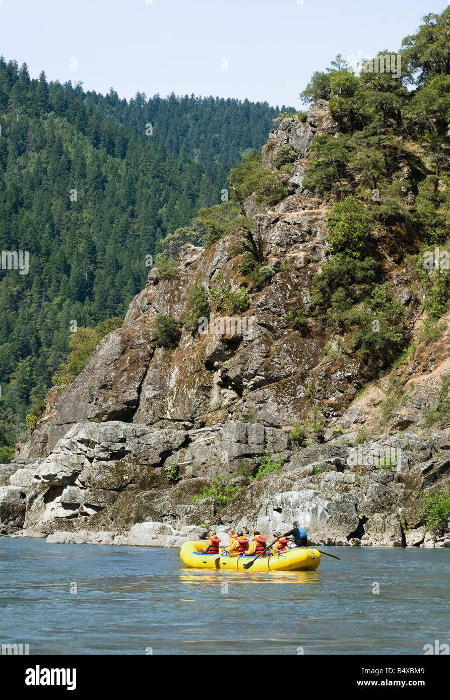 Wildwasser-rafting-Gruppe Stockfoto