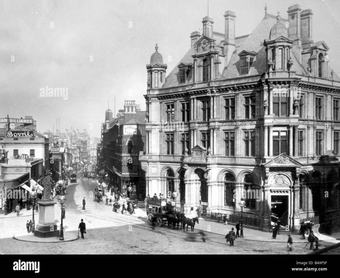 Das alte Postamt Victoria Square Birmingham sechs Monate nach seiner im Jahre 1891 Eröffnung Stockfoto