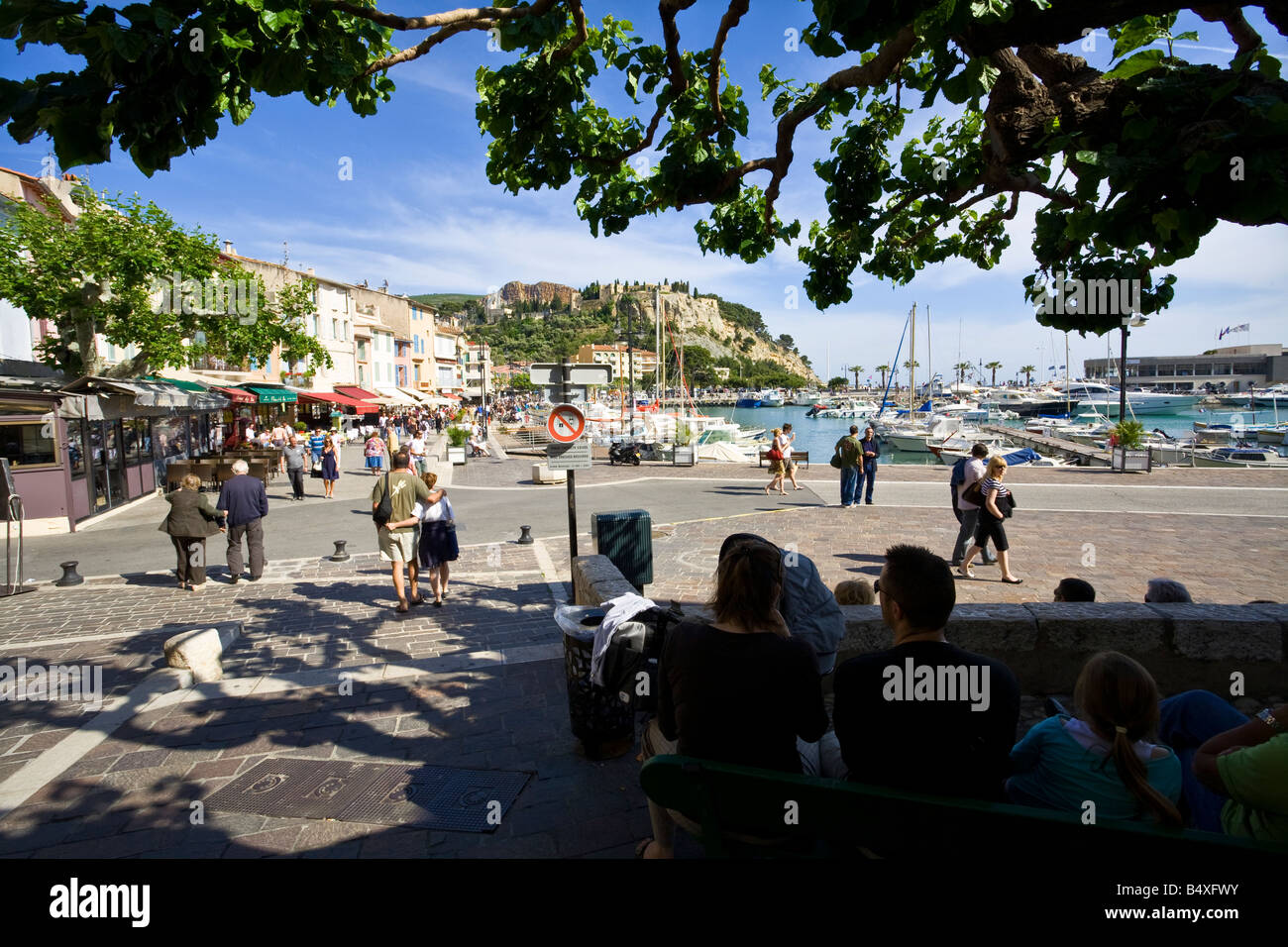 Cassis Harbour Côte d ' Azur Frankreich Stockfoto