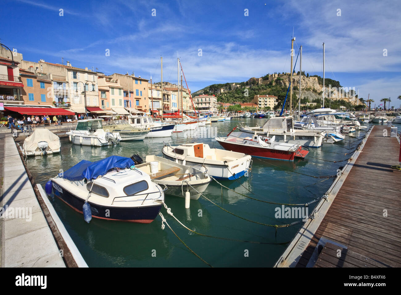 Cassis Harbour Côte d ' Azur Frankreich Stockfoto
