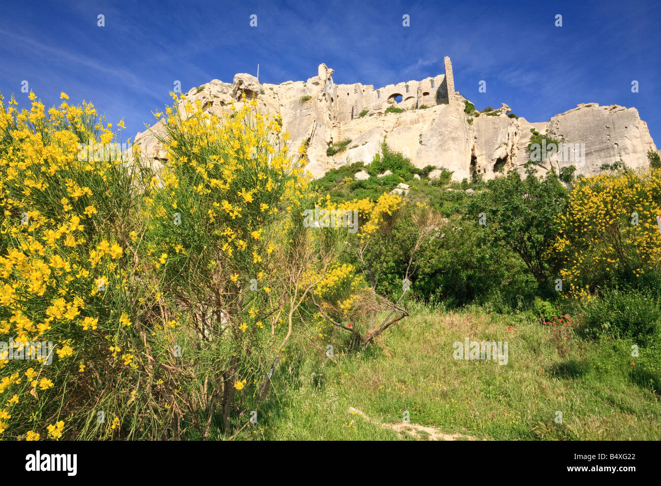 Les Baux De Provence Provence Frankreich Stockfoto