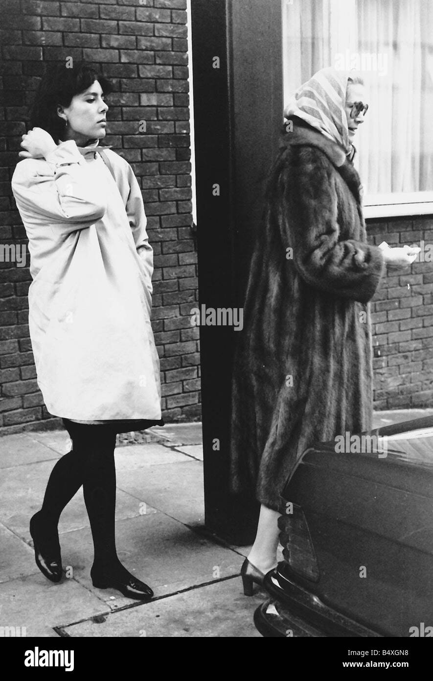 Prinzessin Caroline von Monaco mit ihrer Mutter Prinzessin Grace Kelly ...