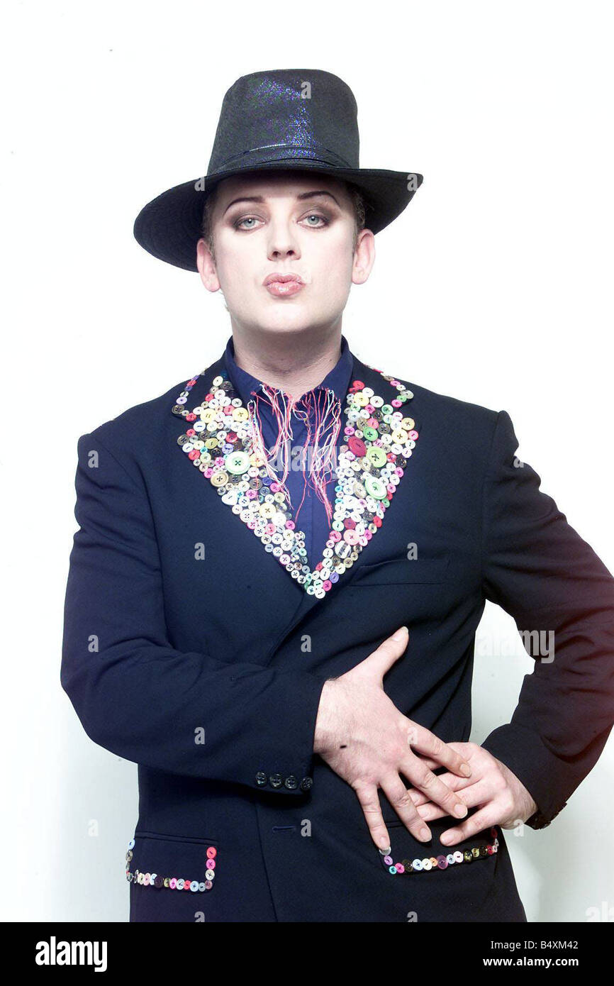 Boy George Pop Sängerin Culture Club im Bild am LWT Studios Stockfoto