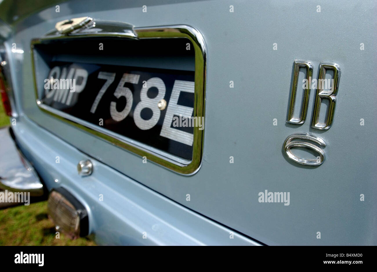 Oldtimer Aston Martin DB6 Zugehörigkeit zu Colin Anderson Stockfoto