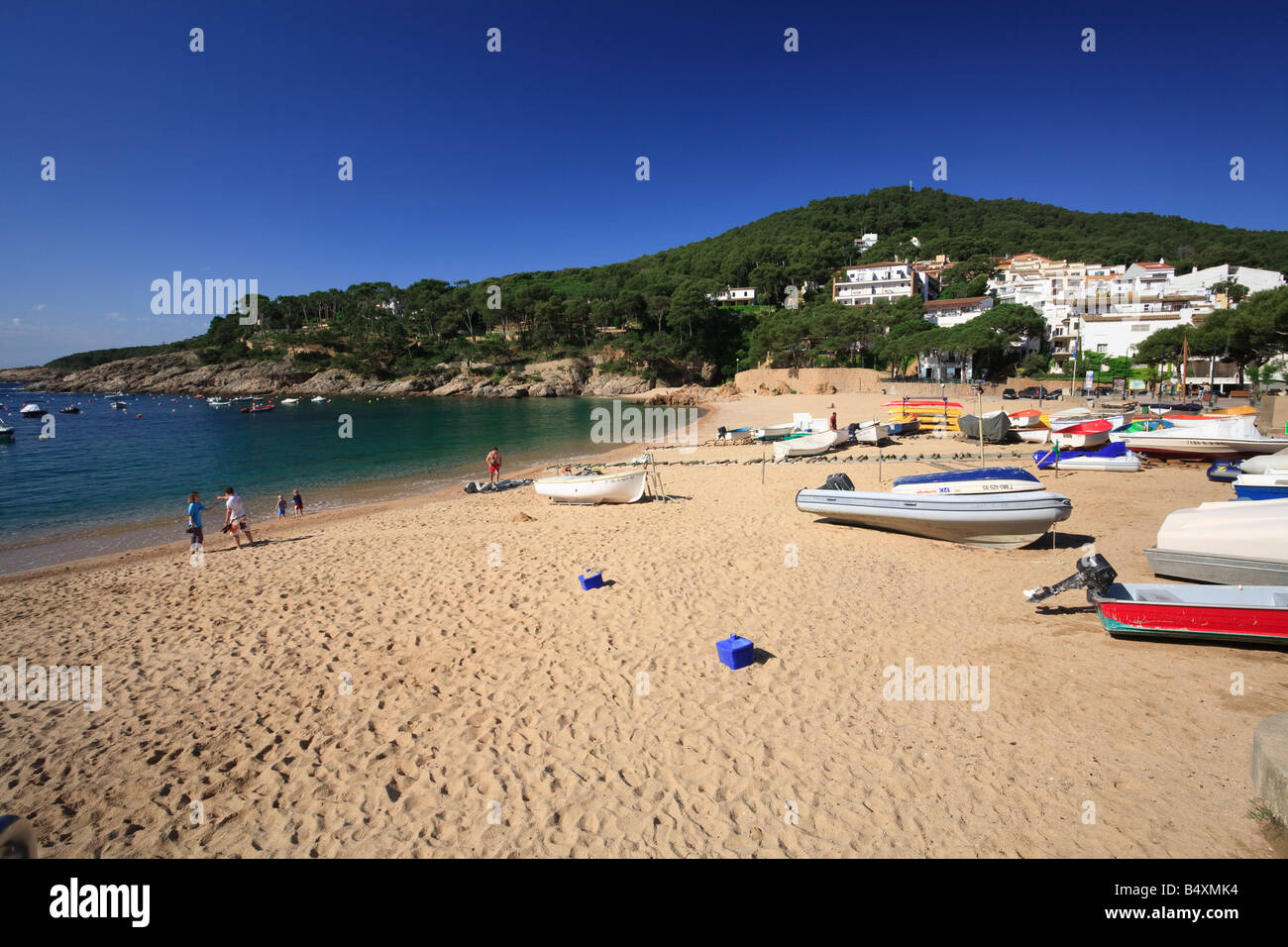 Tamariu-Costa Brava-Catalunya Cataluña-Spanien Stockfoto