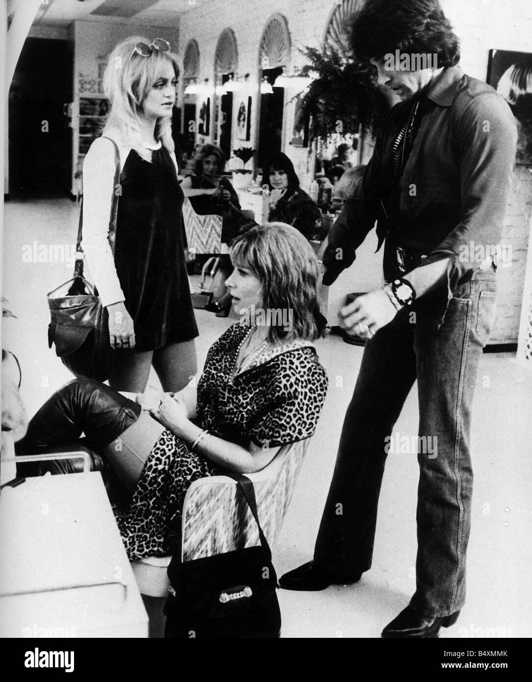 Film-Shampoo mit Goldie Hawn Warren Beatty 1975 und Lee Grant  Stockfotografie - Alamy