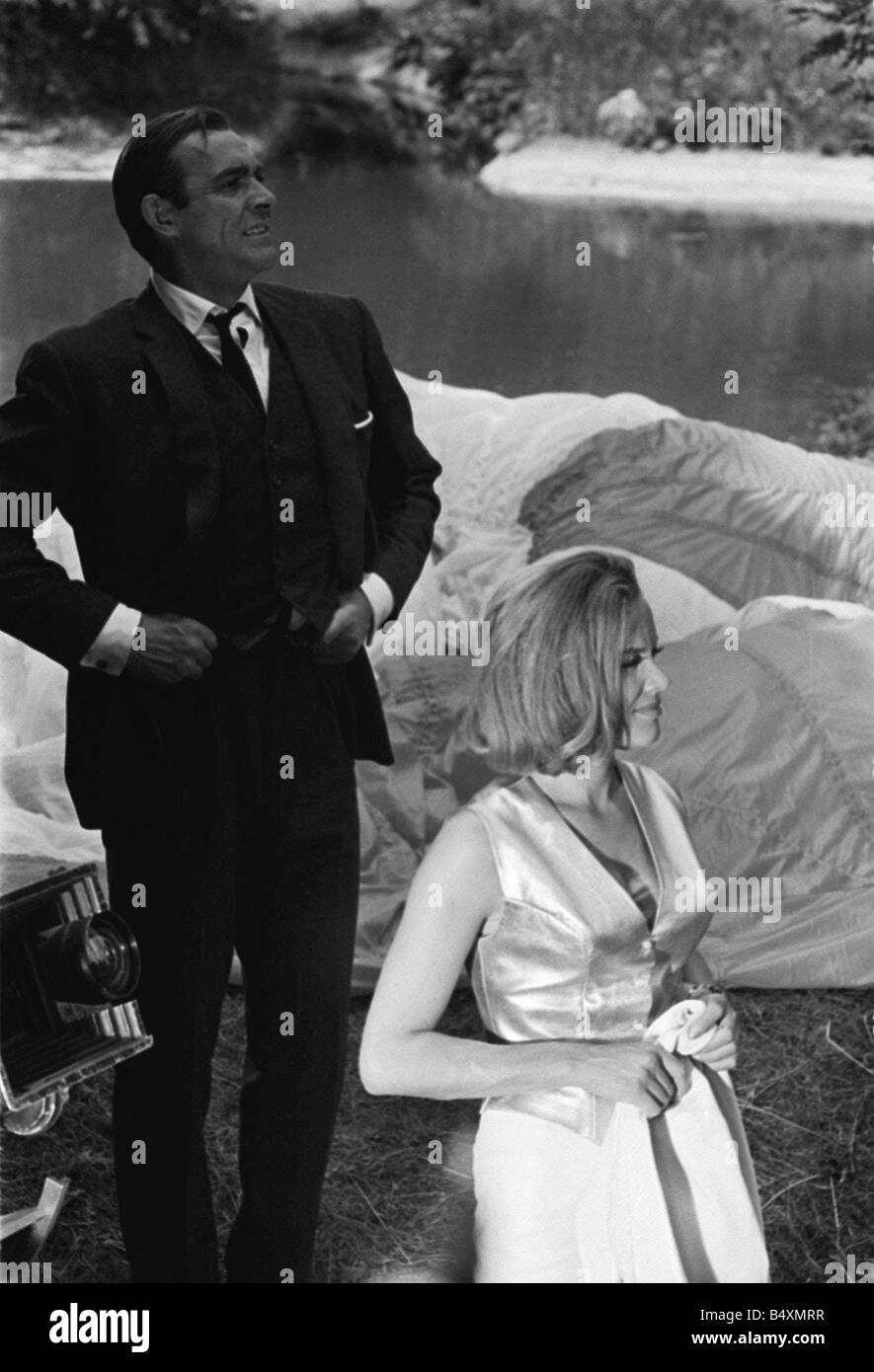 Film Goldfinger 1964 Sean Connery Honor Blackman James Bond 007 Stockfoto
