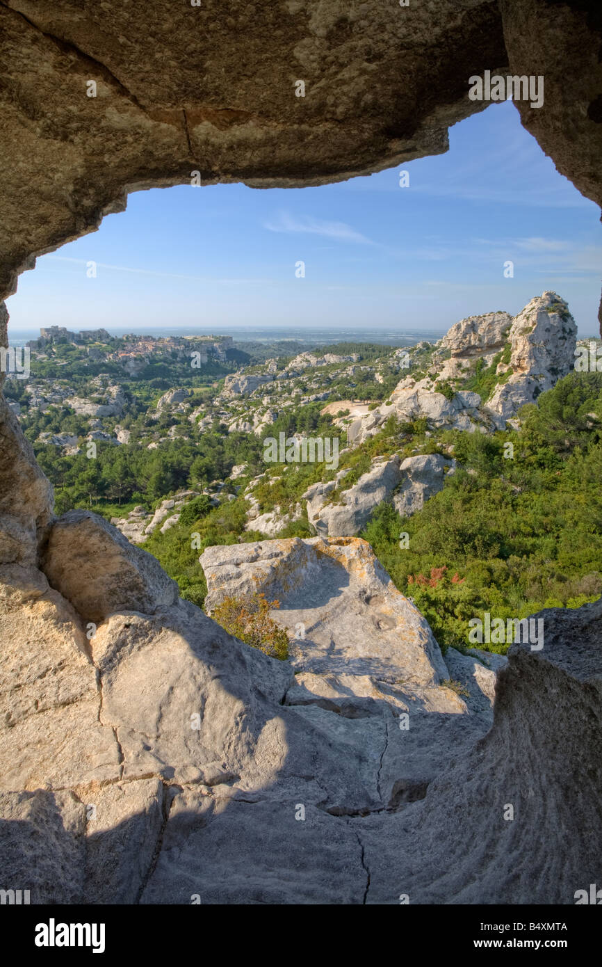 Les Baux-De-Provence-Provence-Frankreich Stockfoto