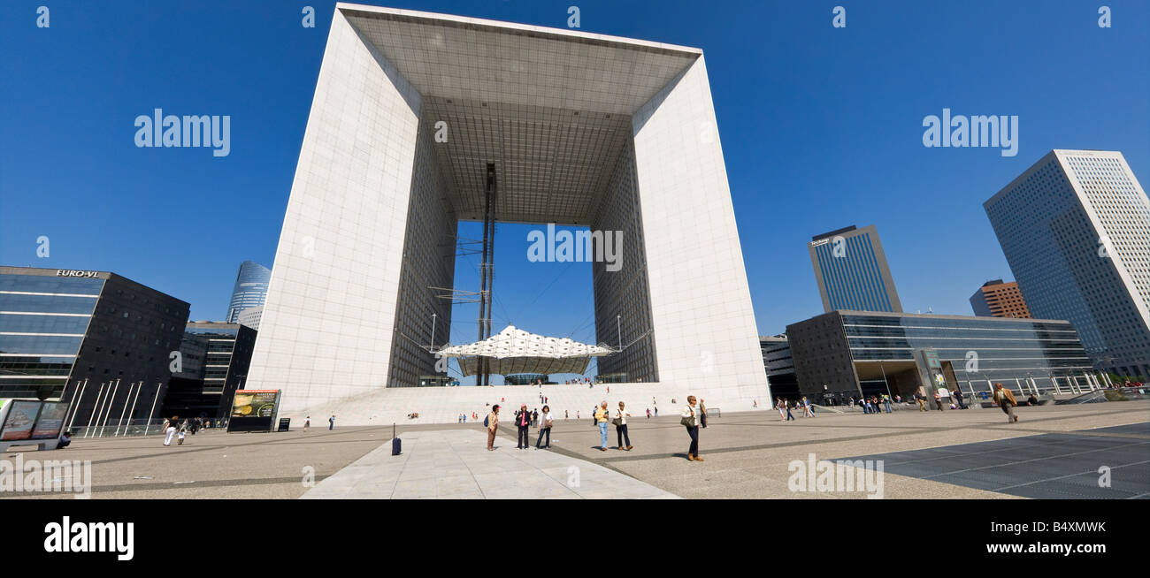 La Grande Arche de La Defense Paris Frankreich Stockfoto