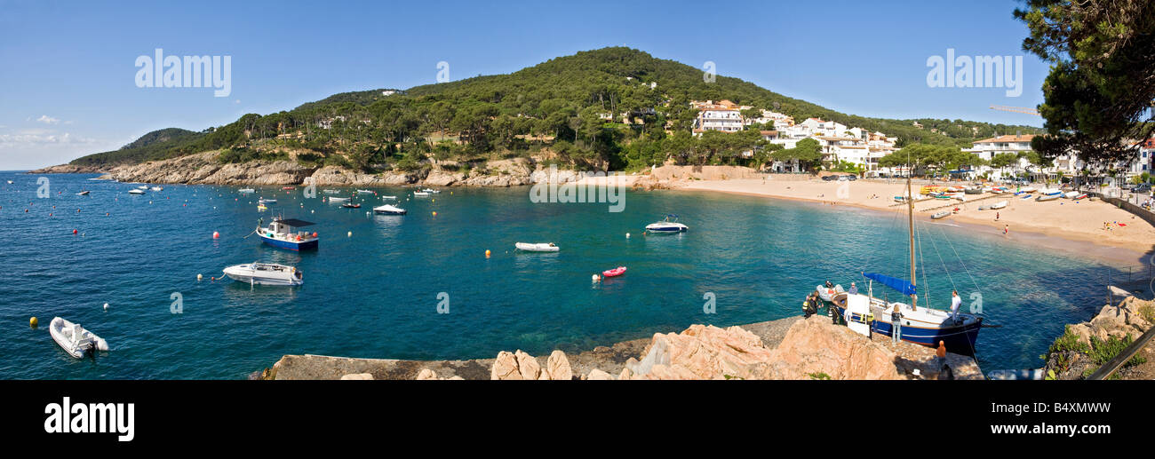 Tamariu-Costa Brava-Catalunya Cataluña-Spanien Stockfoto