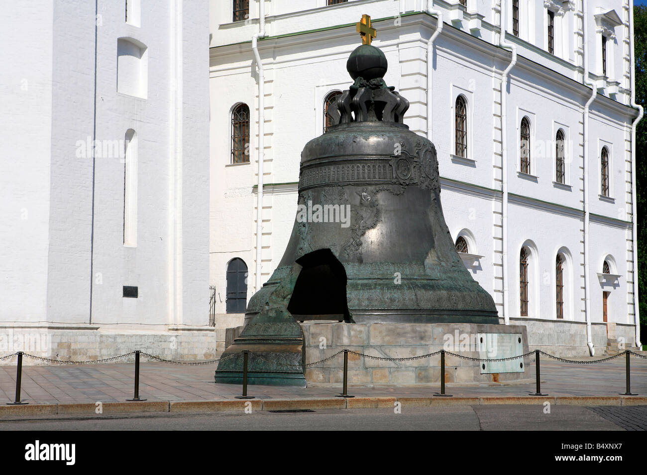 Die Zar-Glocke (1733-1735) im Kreml in Moskau, Russland Stockfoto