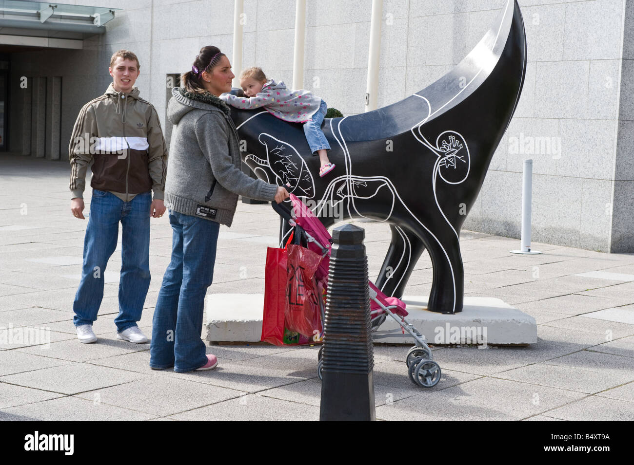 Wild In Kunst Superlambanana Liverpool Merseyside England UK Europa Stockfoto