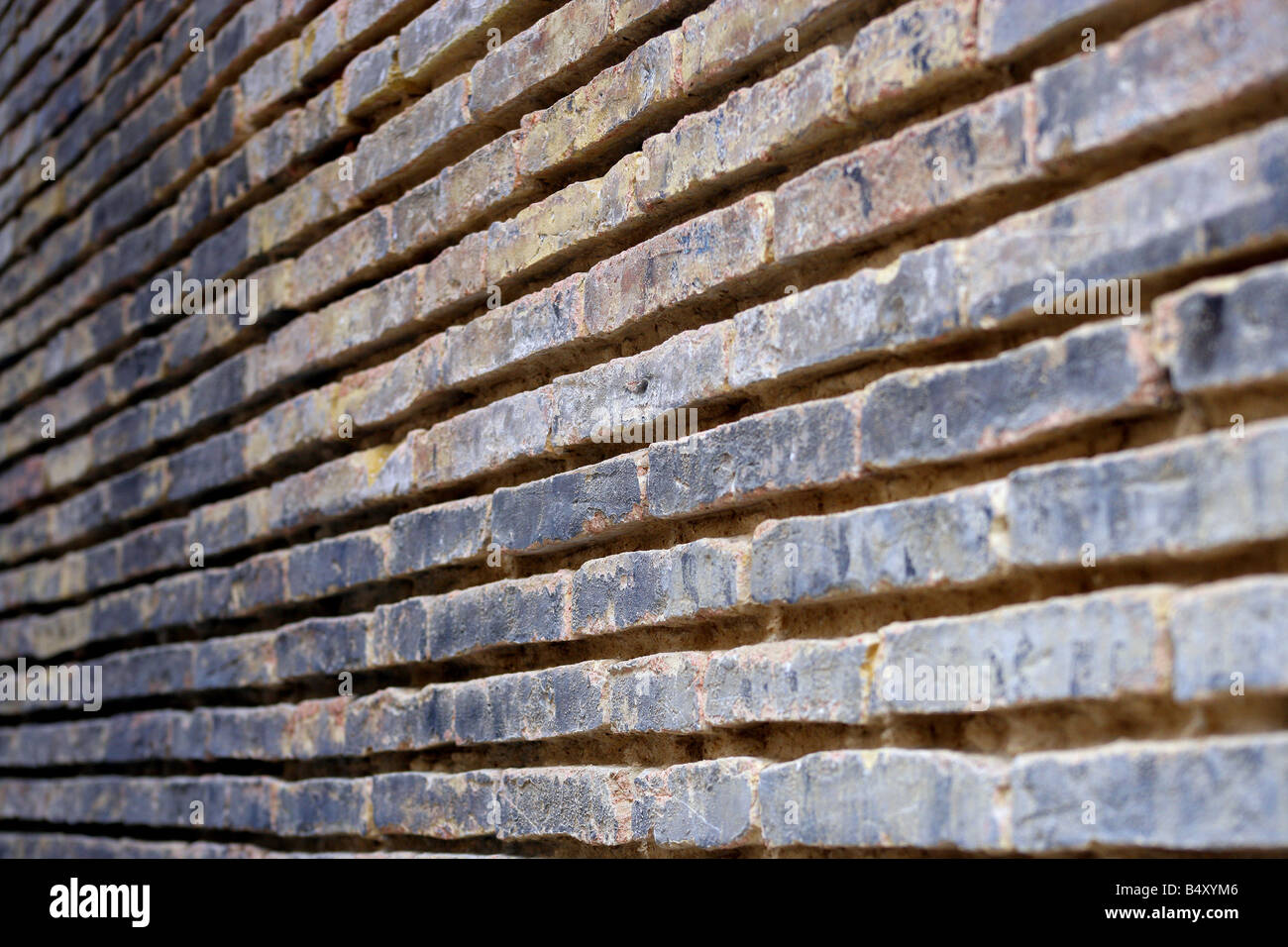 Ziegelmauer, full-frame Stockfoto