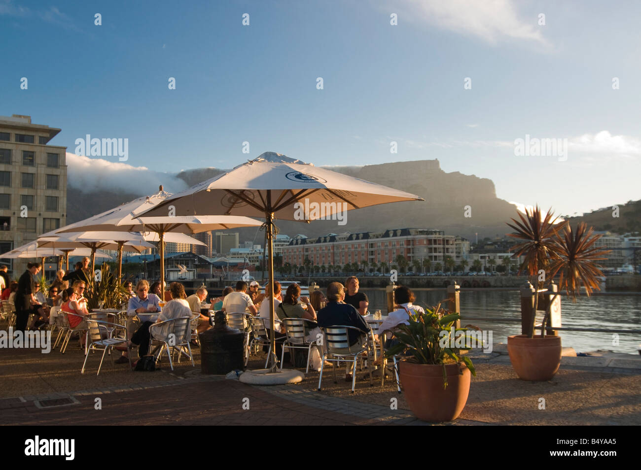 Waterfront, Tafelberg, Cape Town, Western Cape, Südafrika Stockfoto