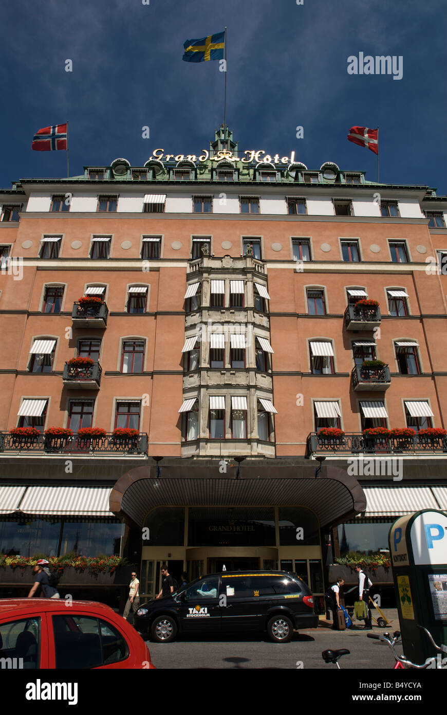 Grand Hotel Stockholm Stockfoto