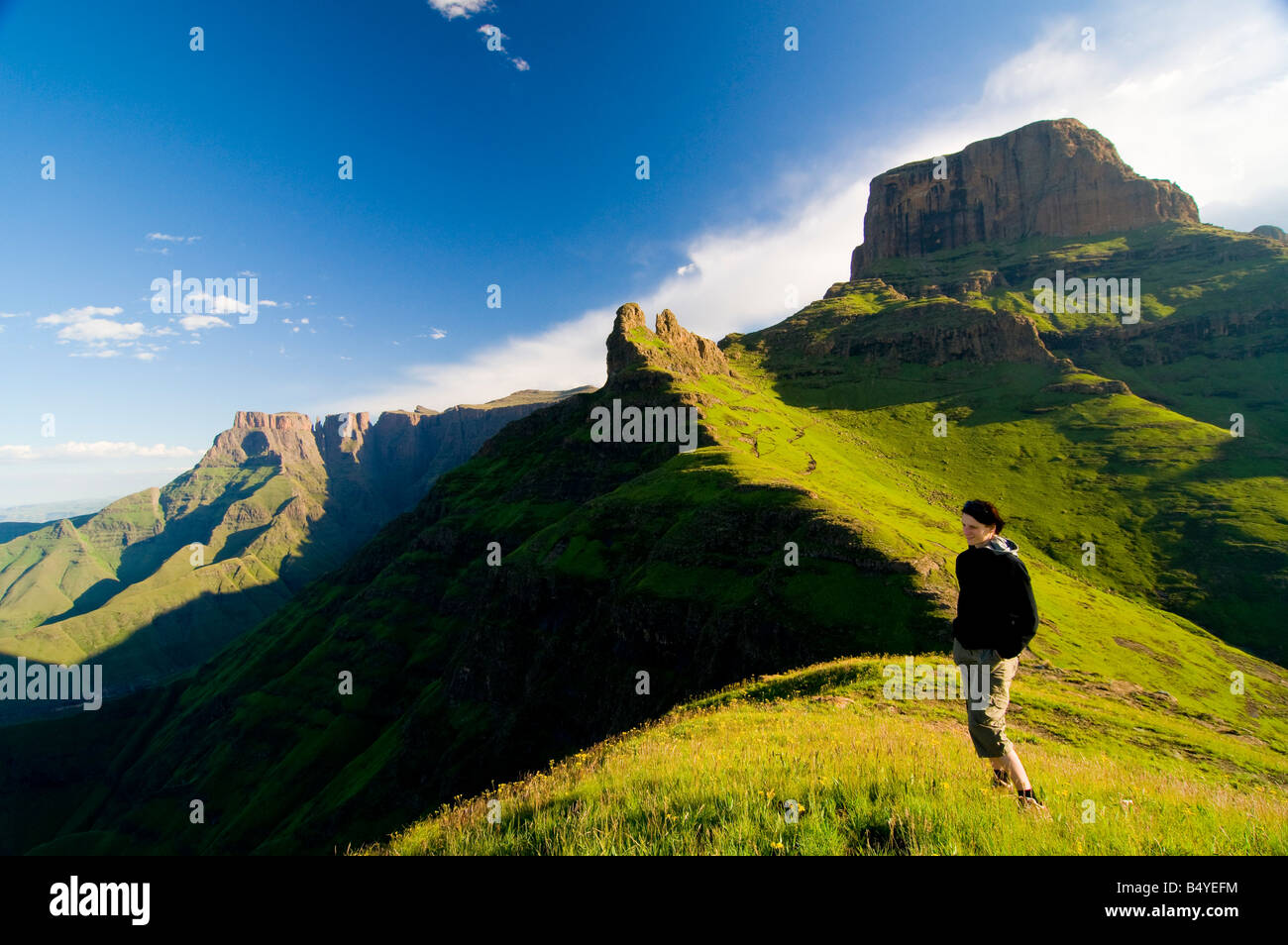 Drakensberge, Free State, Südafrika Stockfoto