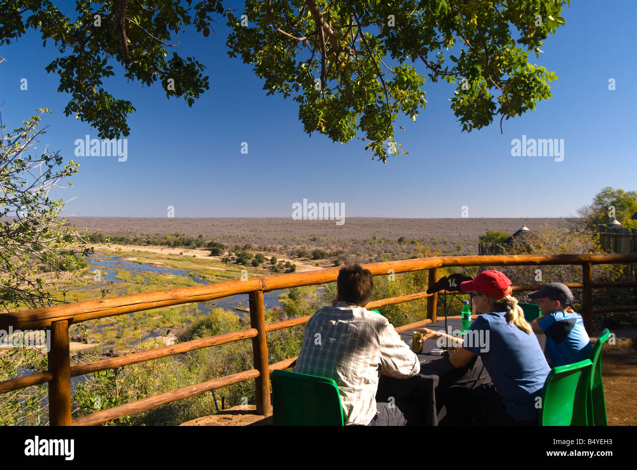 Touristen, Kruger National Park, Mpumalanga, Südafrika Stockfoto