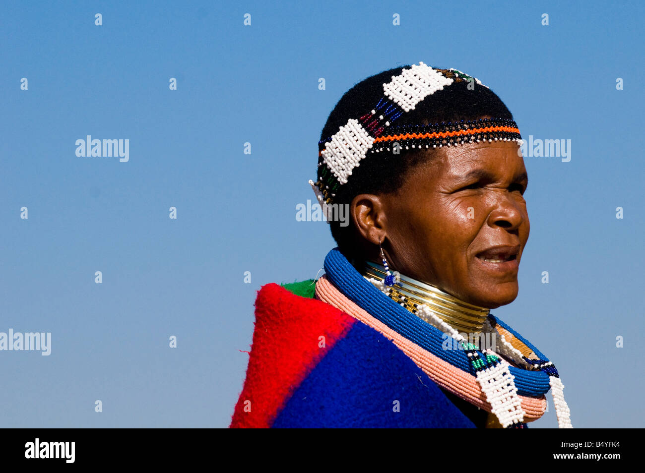 Ndebele, Mission, Botshabele, Limpopo, Südafrika Stockfoto