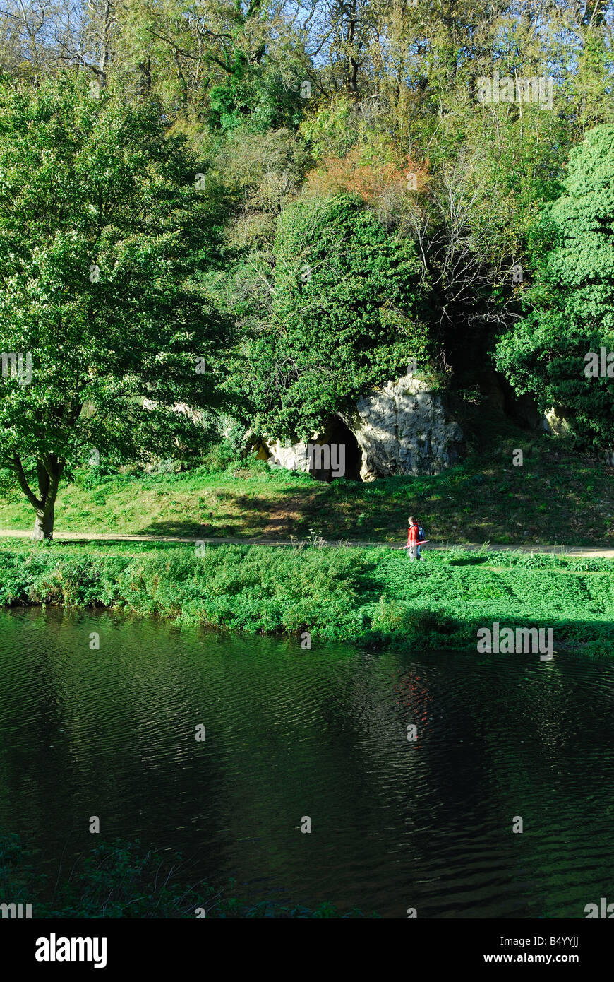 Creswell Crags. Stockfoto