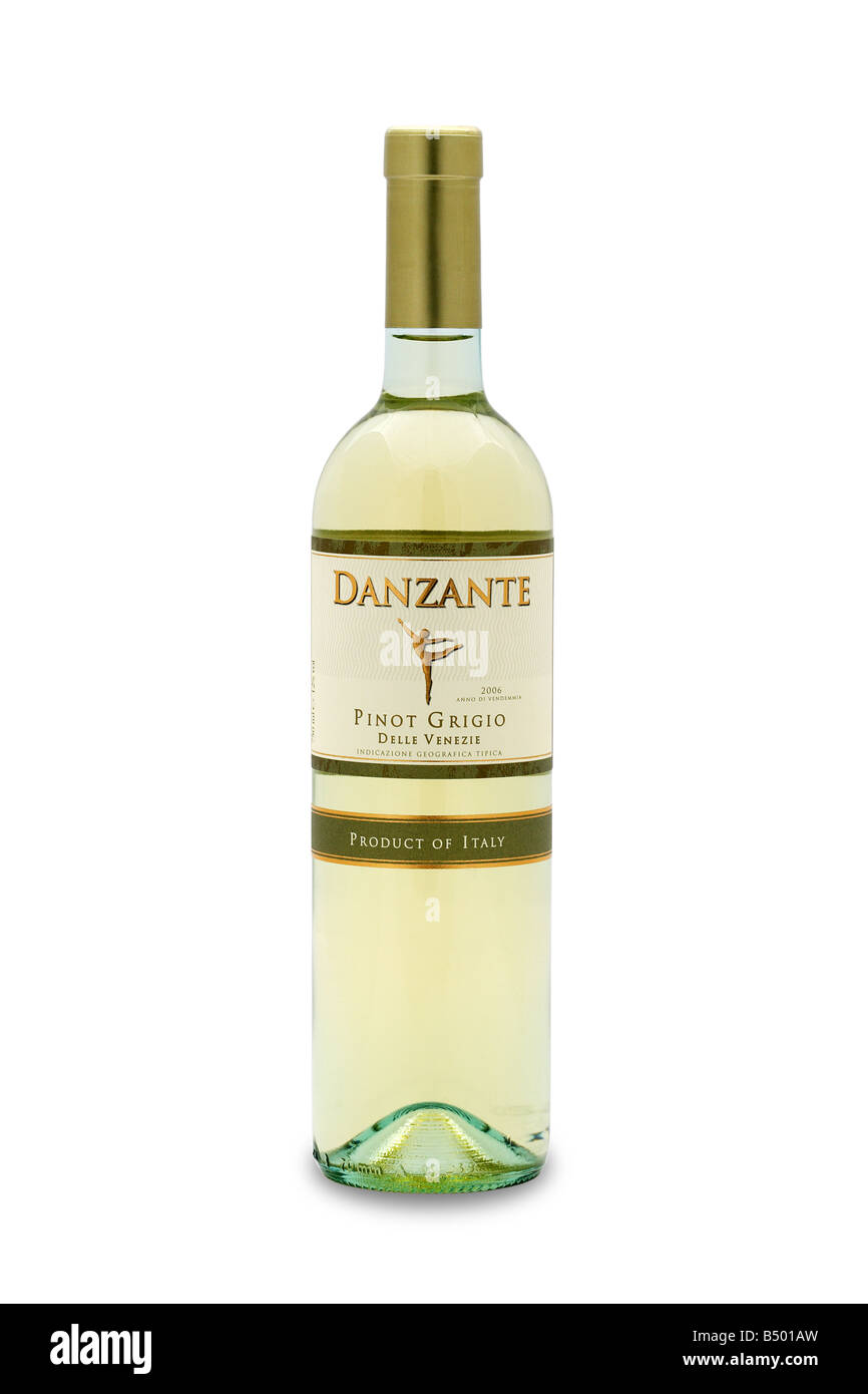 Danzante Pinot Grigio weißen Wein Flasche Delle Venezie Venedig Stockfoto