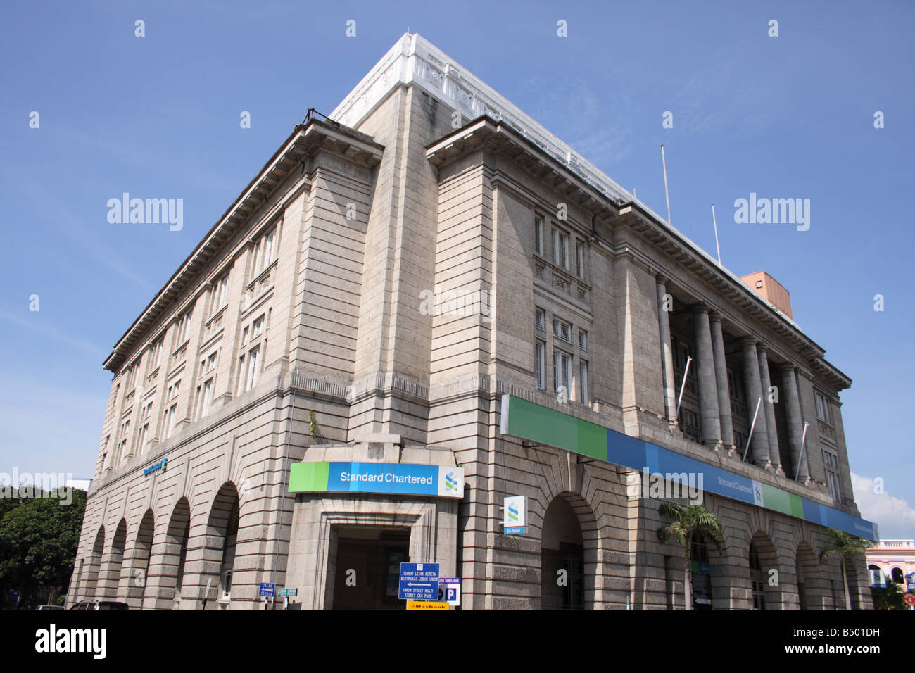 Standard Chartered Bank Gebäude in Penang, Malaysia Stockfoto