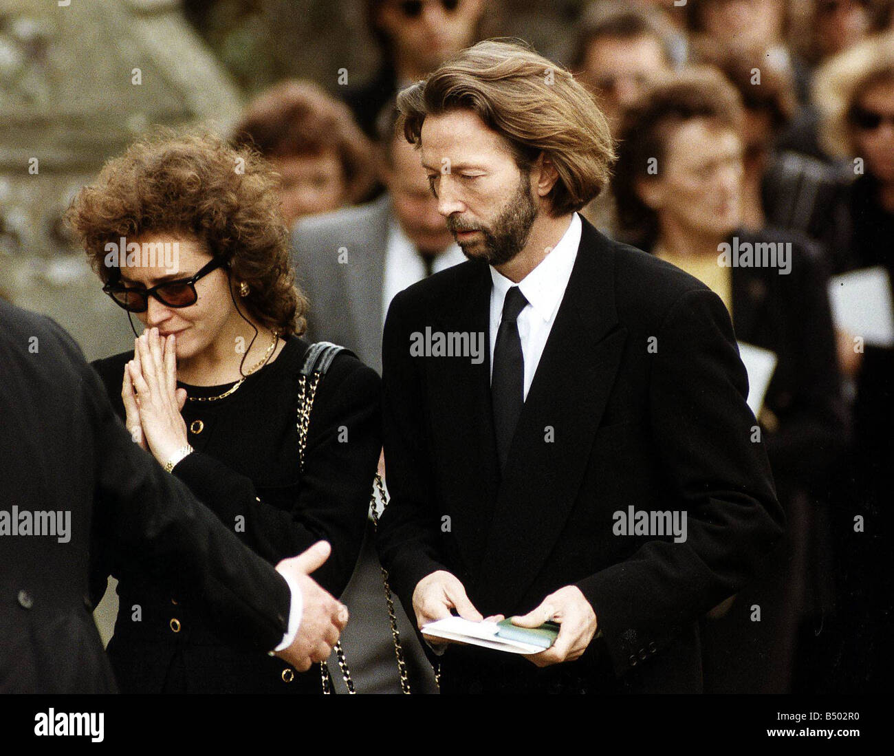 Eric Clapton-Sänger mit der Mutter seines Sohnes Lori Dal ...