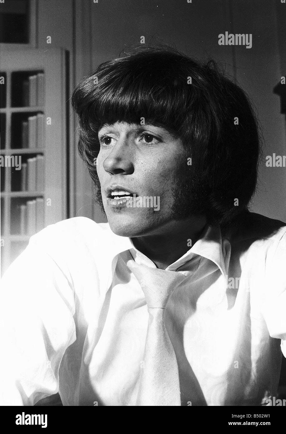 Barry Gibb Singer und Mitglied der Bee Gees Stockfoto