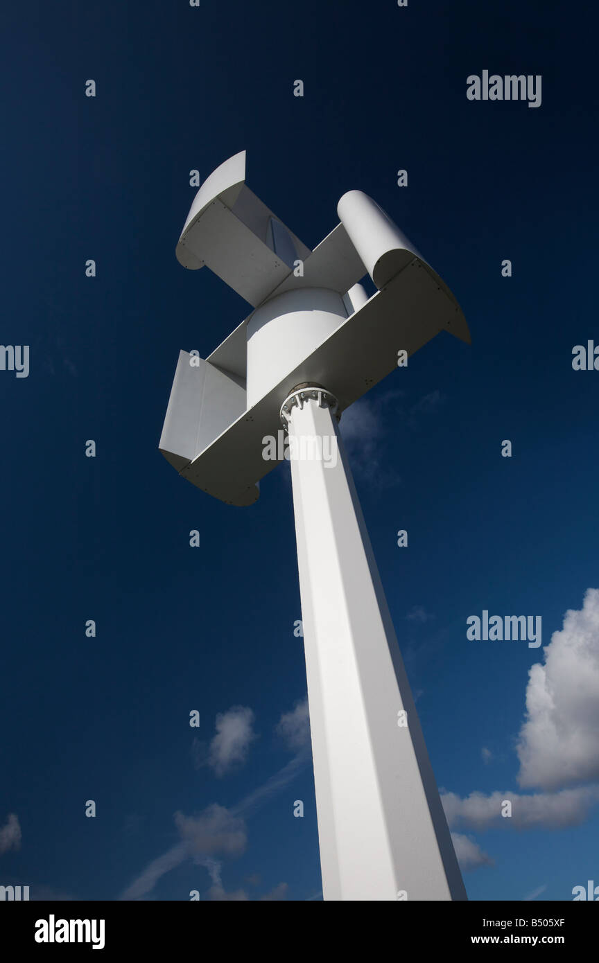 Urban Wind Power Turbine Dudley West Midlands England UK Stockfoto