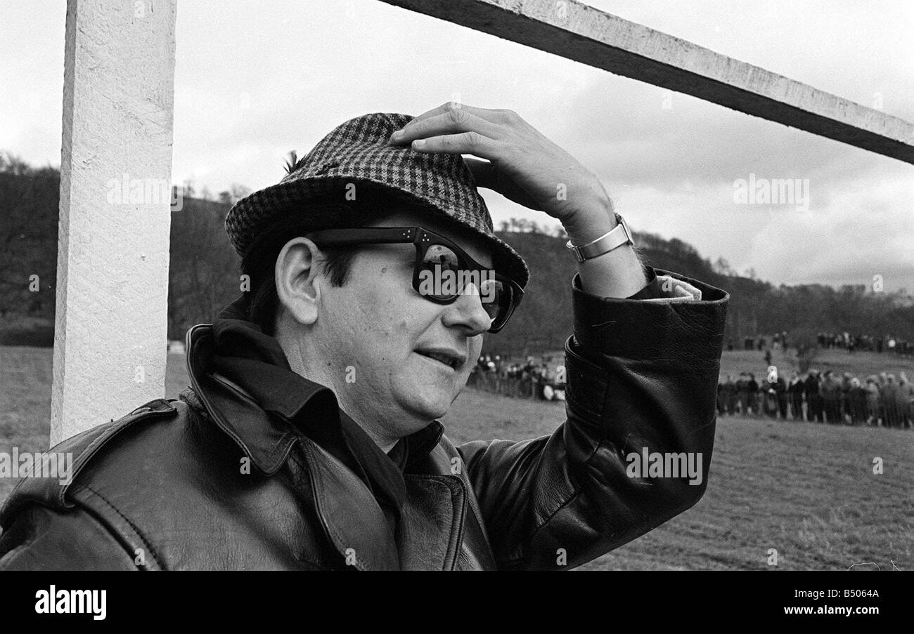 Roy Orbison Amerika Sänger bei einem Gerangel Motorrad treffen im Hawkstone Park Shropshire Stockfoto