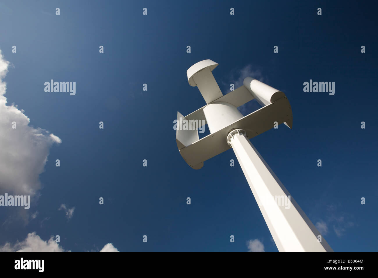 Urban Wind Power Turbine Dudley West Midlands England UK Stockfoto