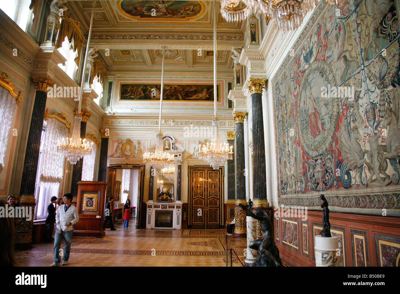 Aug 2008 - Halle in der Eremitage Museum St. Petersburg Russland Stockfoto