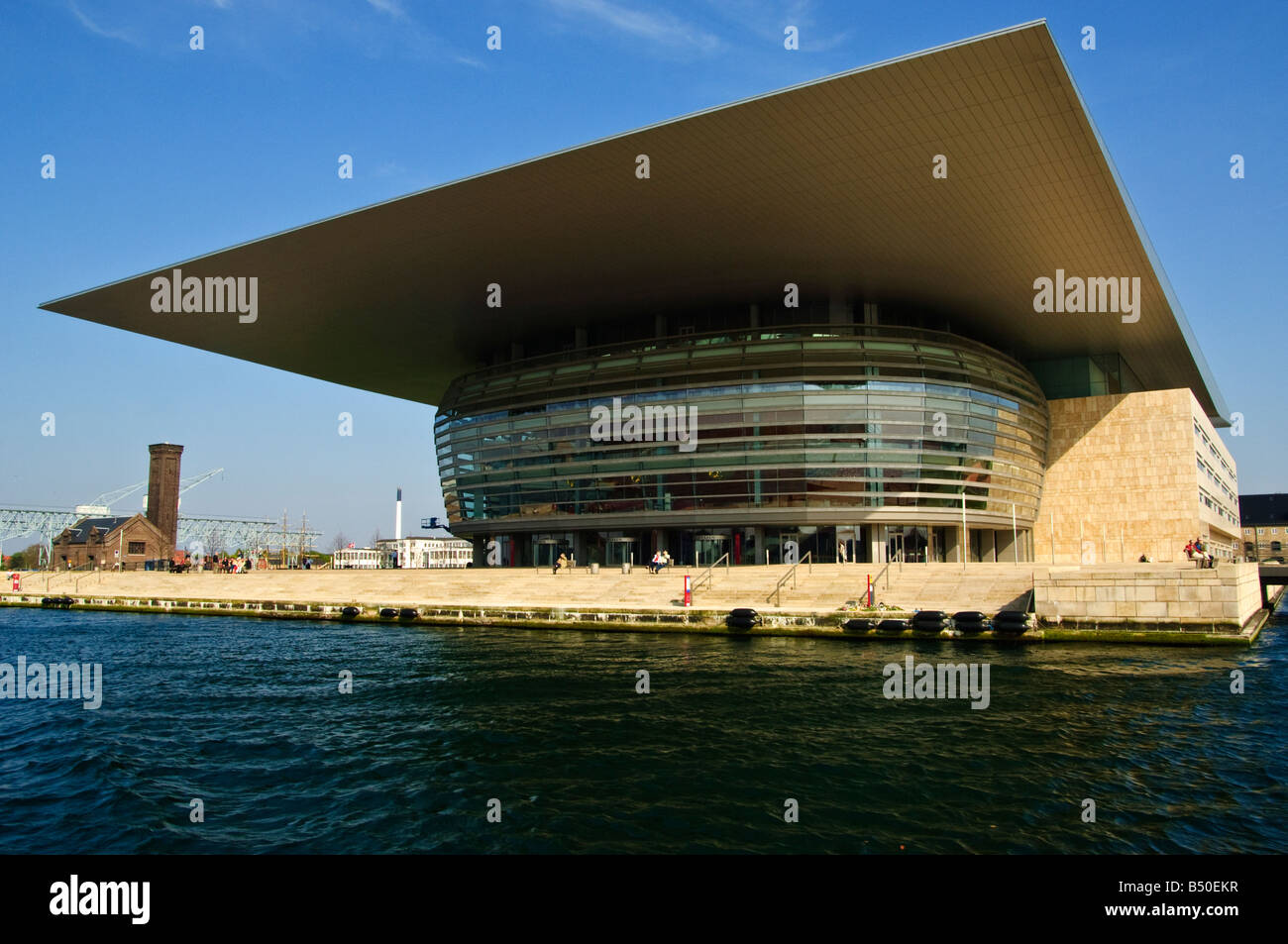 Operaen Opernhaus København Kopenhagen eröffnet 2005 Architekten Henning Larsen Stockfoto