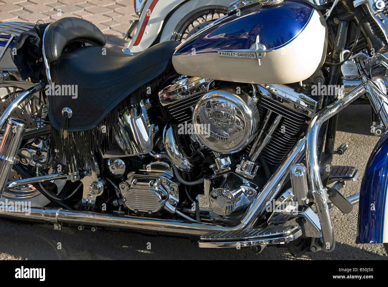 Harley-Davidson Motorräder amerikanischen Hitze Palm Springs CA Motorrad & Hot Rod Weekend Stockfoto