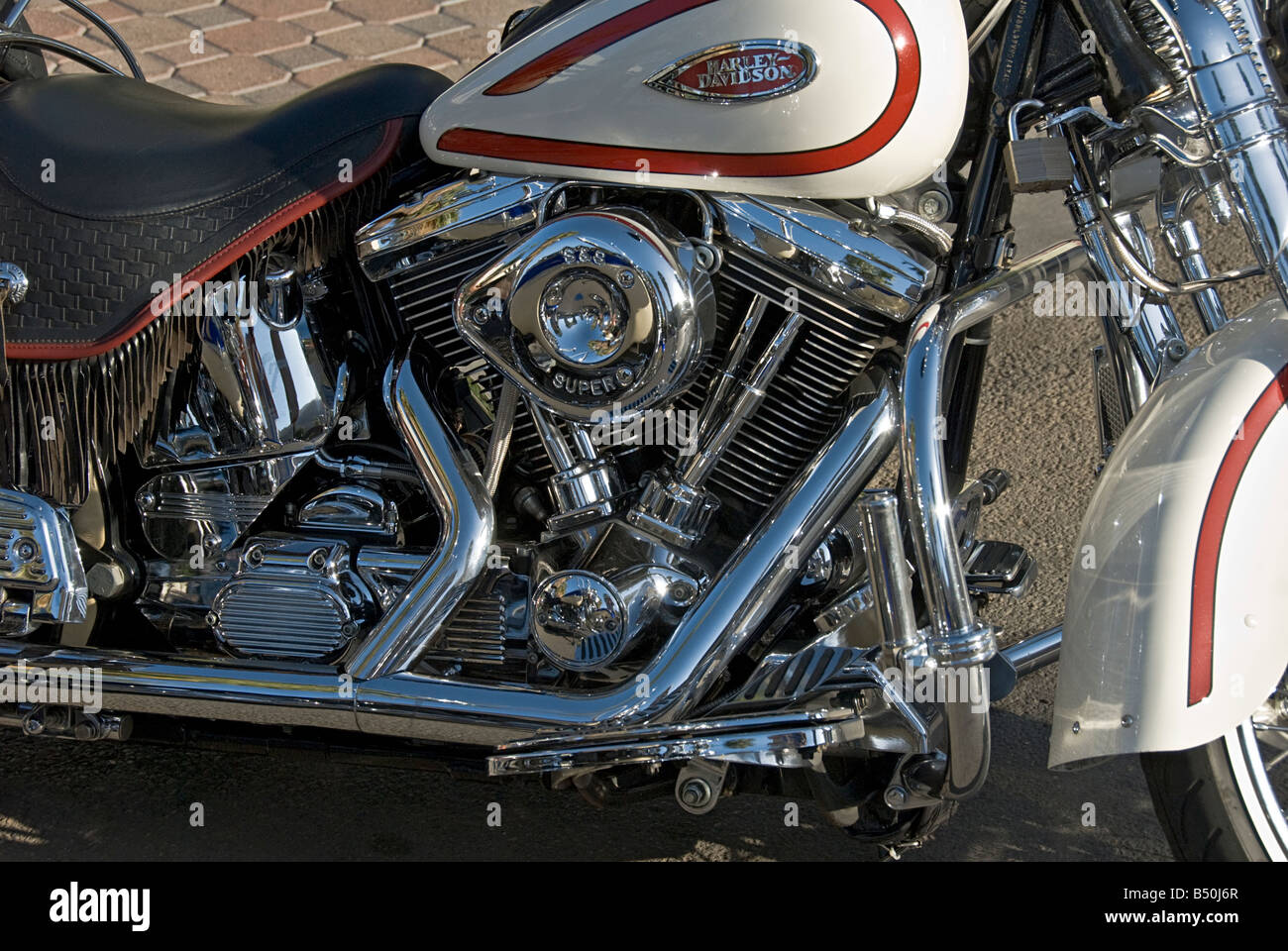 Harley-Davidson Motorräder amerikanischen Hitze Palm Springs CA Motorrad & Hot Rod Weekend Stockfoto