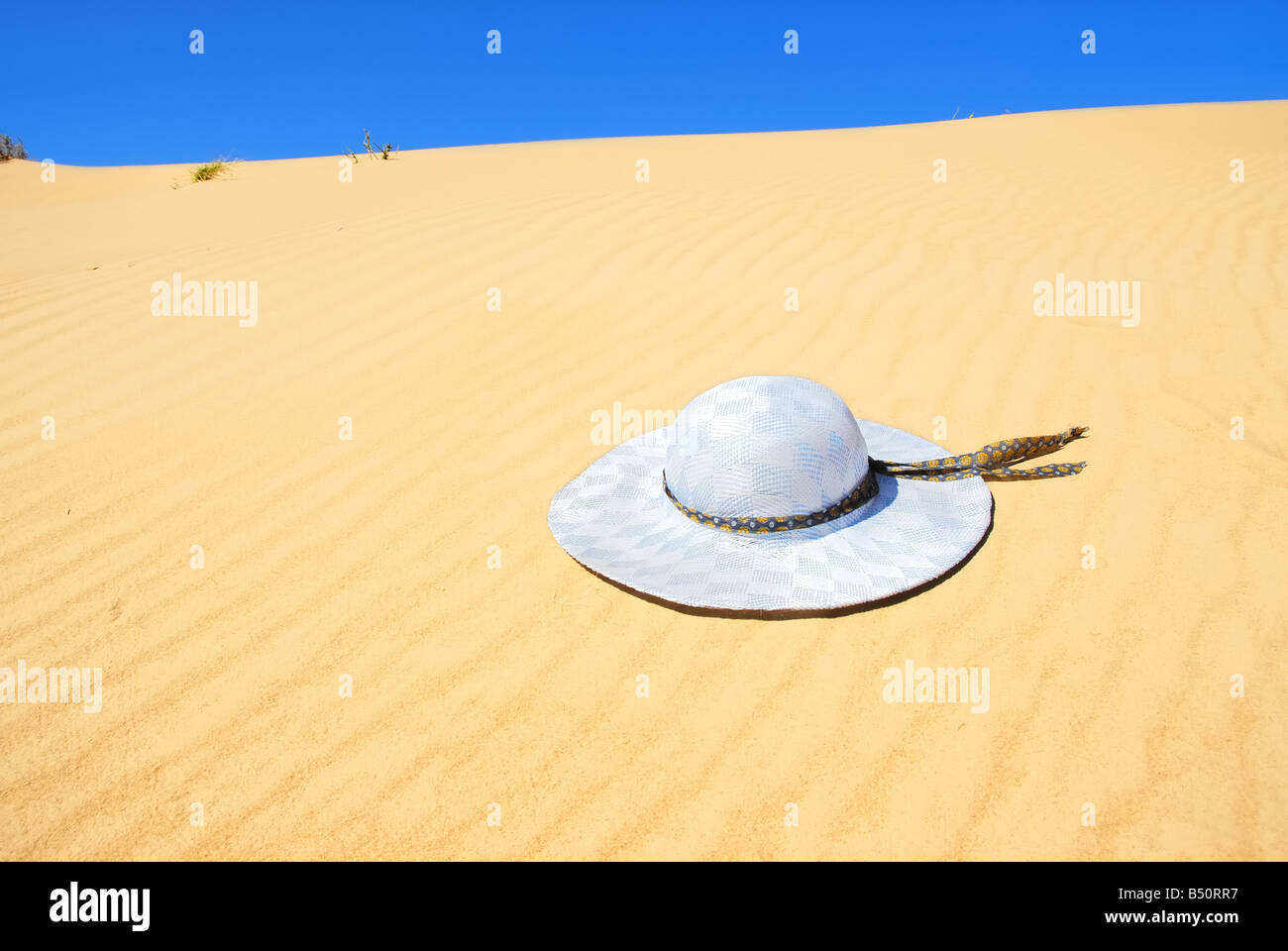 Hut in der Wüste Stockfoto