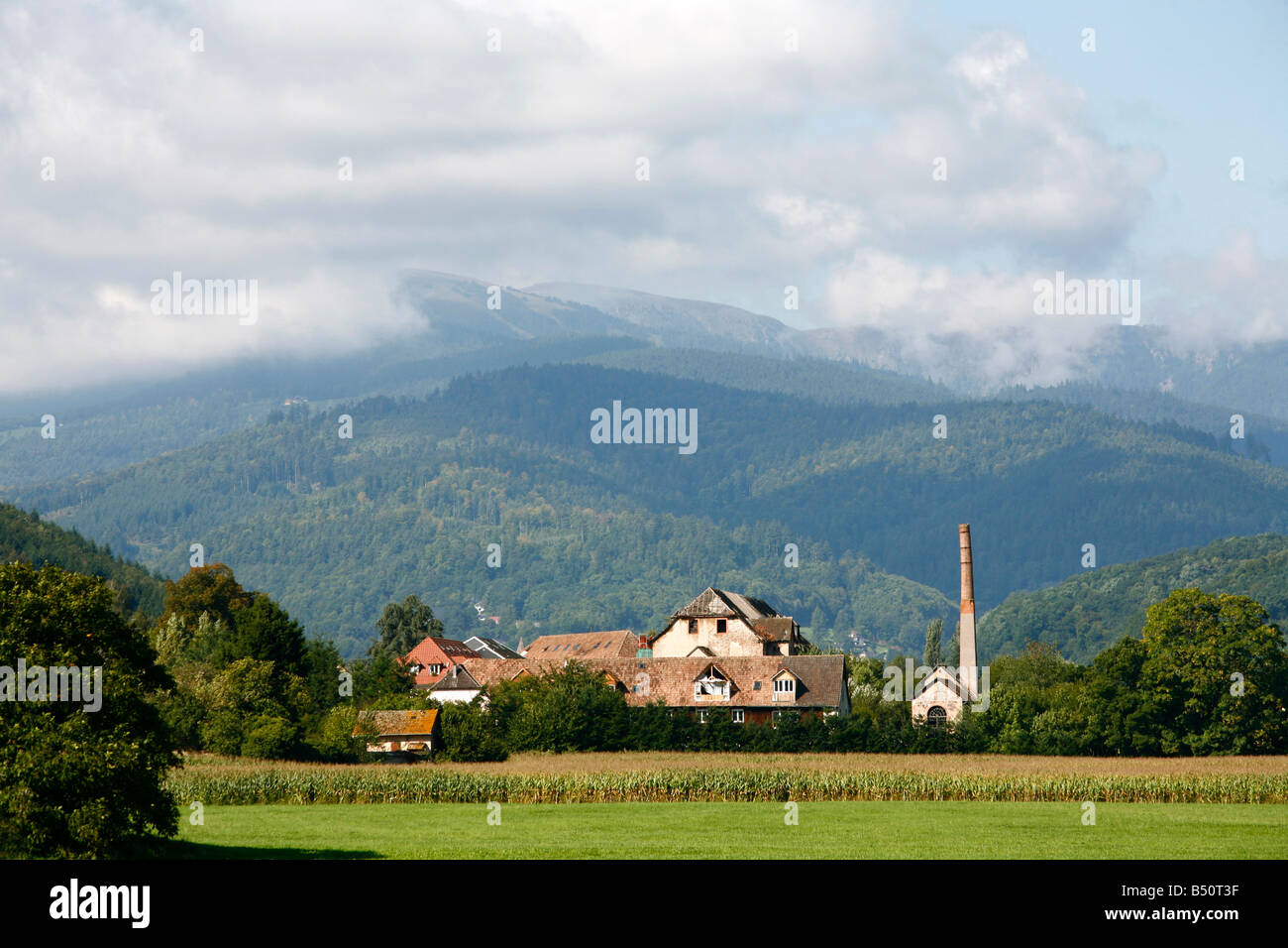 Das Tal von Münster in den Vogesen Elsass Frankreich Stockfoto