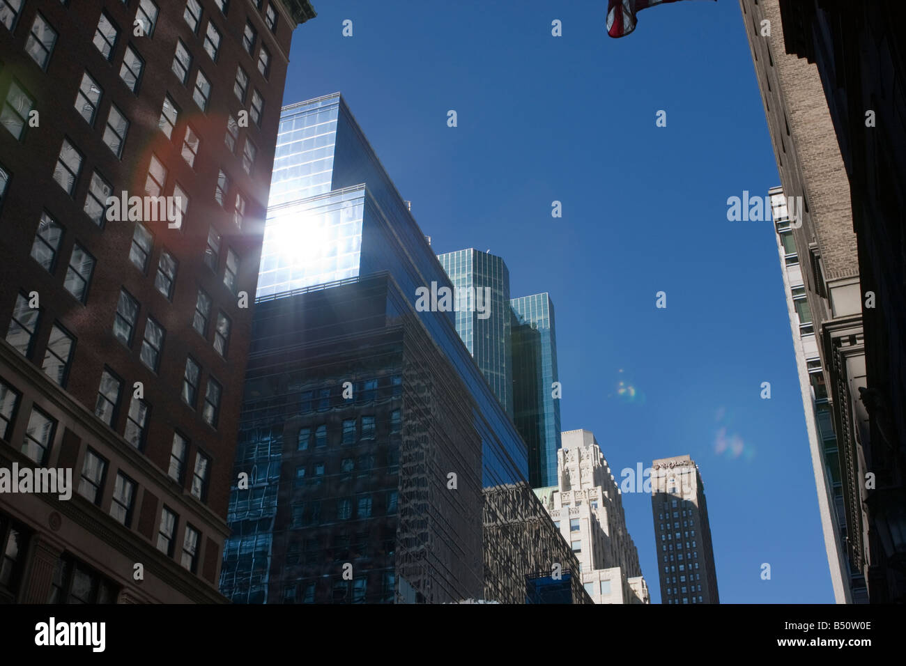 Skyline von New York City von der Lexington Avenue Stockfoto