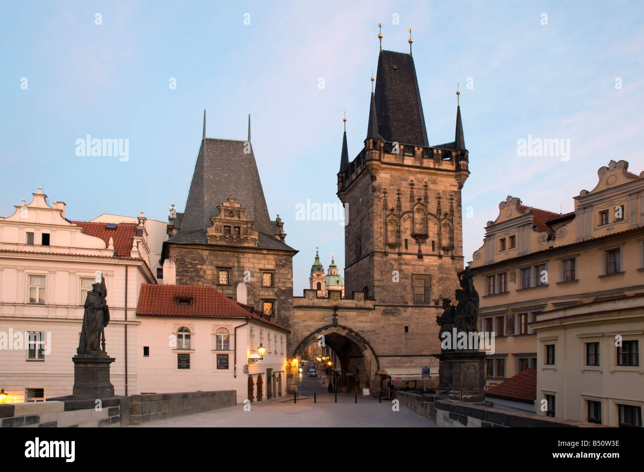 Kleinen Viertel Brückenturm. Stockfoto