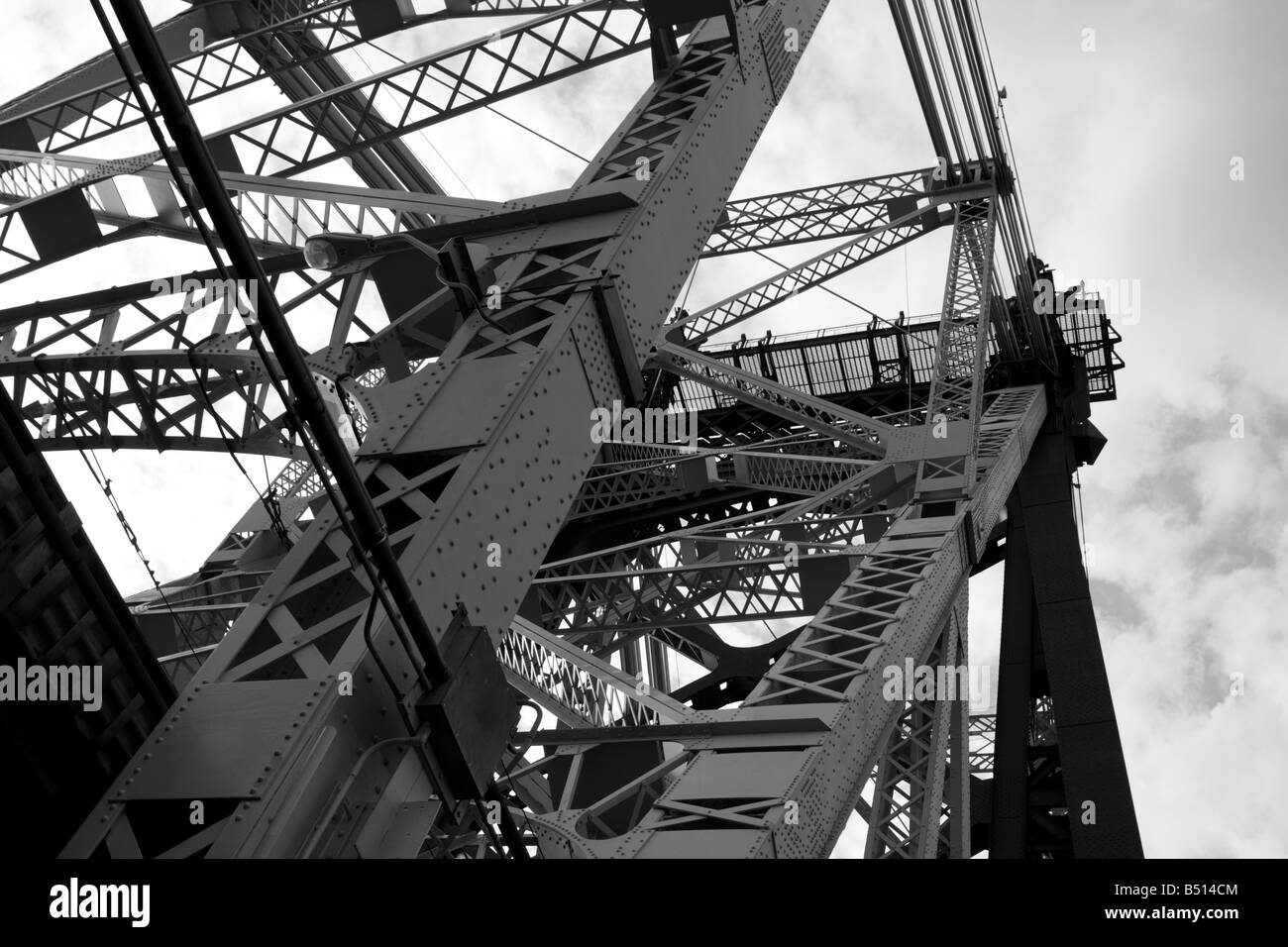 Queensborough Metallstruktur Brückenbau Stockfoto