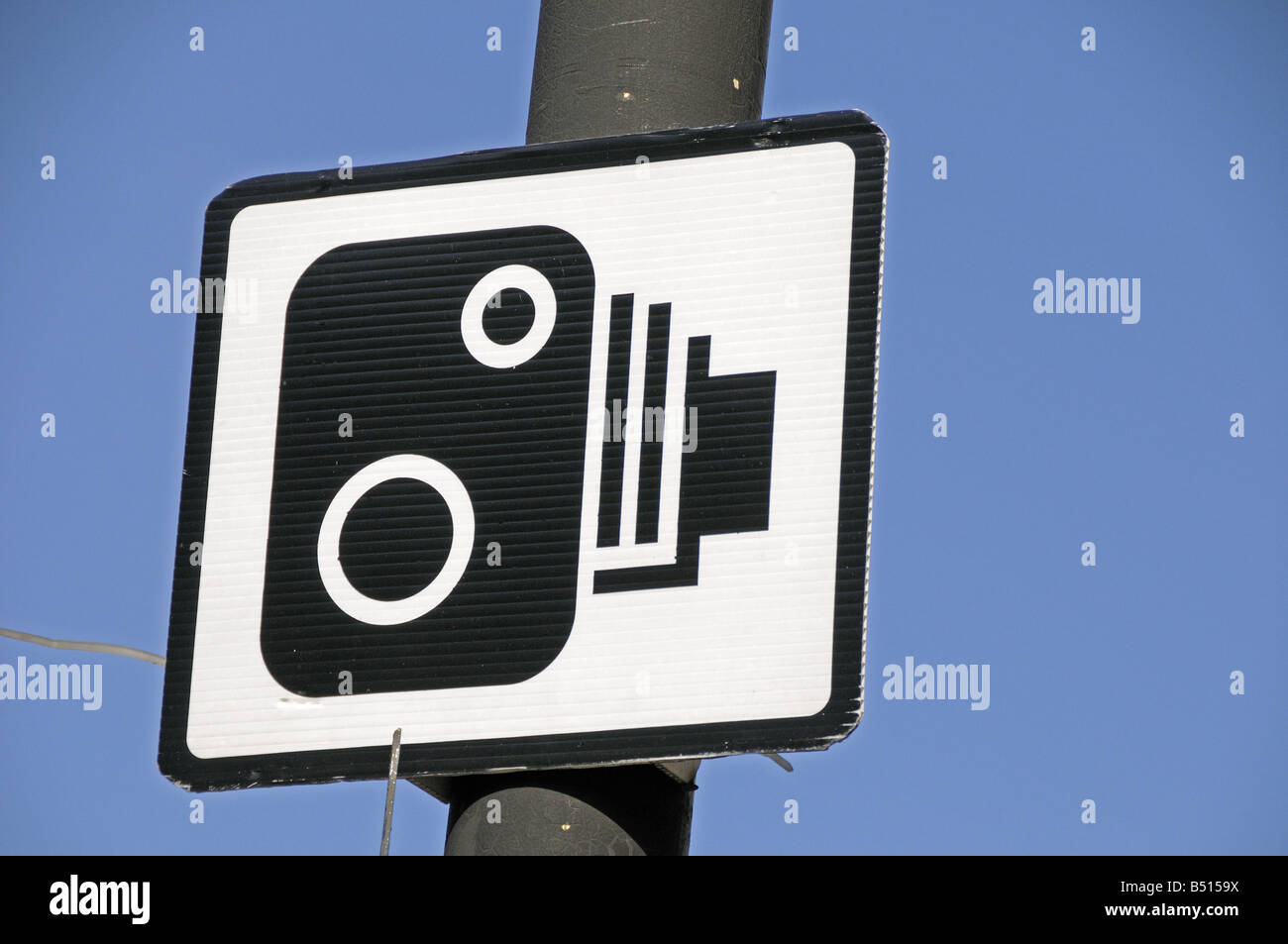 Straße-Verkehrszeichen Kamera Islington London England UK Stockfoto